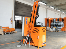 hydraulische armmaaier klepelmaaier met verlengarm voor tractoren mod airone 60
