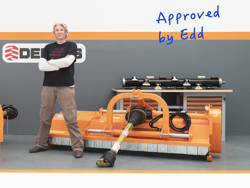 hydraulisch verschuifbare klepelmaaier met hamerklepels zware uitvoering model toro 220