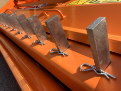 hydraulisch verschuifbare klepelmaaier met hamerklepels zware uitvoering model toro 220