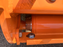 hydraulisch verschuifbare klepelmaaier met hamerklepels zware uitvoering model toro 220