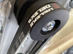 benzine hakselaar met b&s motor mod. dk 500 bs