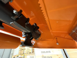 klepelmaaier met hydraulische zijdelingse verschuiving voor middelgrote tractoren