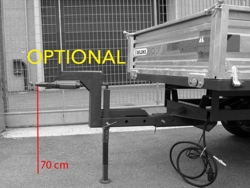 driezijdige kipper kiepaanhanger kiepwagen voor tractoren mod rm 14 t3