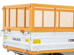 afneembare loofrekken 60 cm voor kipper