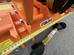 grondfrees met kruimelrol voor tractor mod dfu 120