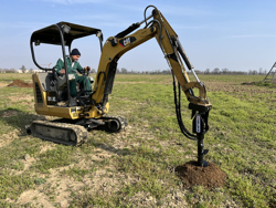 hydraulische grondboor voor minigraafmachine grhd