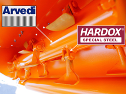 klepelmaaier met hamerklepels voor gazons boomgaarden en wijngaarden 165 cm mod. lince 165