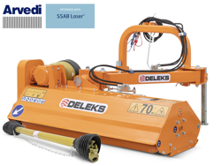 zijwaarts verschuifbare hellingmaaier model volpe 165