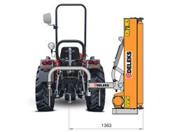 zijwaarts verschuifbare hellingmaaier model volpe 165