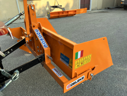 mechanische grondbak 120cm voor tractoren met laadklep