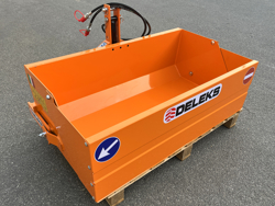 mechanische grondbak 140cm breed van hardox en ssab staal voor tractoren met laadklep