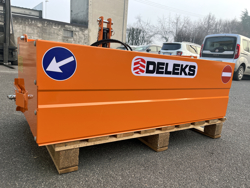 mechanische grondbak 140cm breed van hardox en ssab staal voor tractoren met laadklep