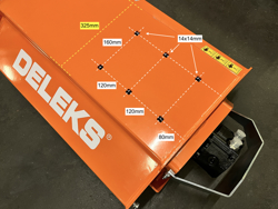 hydraulische klepelmaaier voor mini graafmachine mod. arm 80