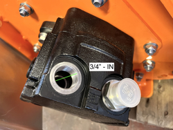 hydraulische klepelmaaier voor mini graafmachine mod. arm 100