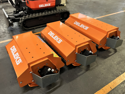 hydraulische klepelmaaier voor mini graafmachine mod. arm 100