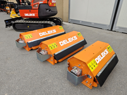 hydraulisch aangedreven klepelmaaiers voor mini graafmachines mod. ar 80