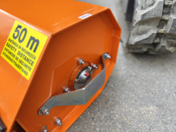 hydraulisch aangedreven klepelmaaiers voor mini graafmachines mod. ar 100