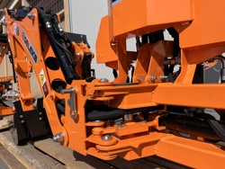 minigraafmachine voor tractoren incl graafbak mod drs 1000