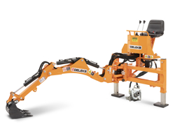 minigraafmachine voor tractoren incl graafbak mod drs 1000t