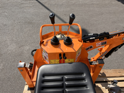 minigraafmachine voor tractoren incl graafbak mod drs 1000t