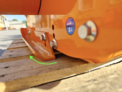 klepelmaaier met zijwaartse verschuiving middelzware uitvoering 120cm mod. lincione 120 sp rev