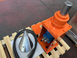 kegelsplijter houtklover voor minigraafmachine lsp12