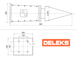 kegelsplijter houtklover voor minigraafmachine lsp18