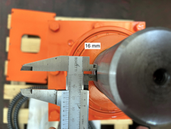 kegelsplijter houtklover voor minigraafmachine lsp18