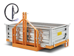 kiepbak grondbak achterbak voor tractoren mod t 1400 h