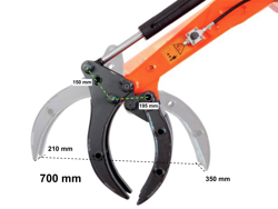 houtklem houtgrijper m100