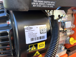 benzine hakselaar met b&s motor mod. dk 300 bs