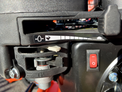 benzine hakselaar met b&s motor mod. dk 300 bs