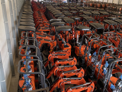 mini graafmachine met toebehoren 1 ton mod m100