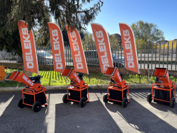 benzine hakselaar met b&s motor mod. dk 300 lc