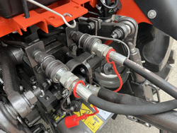 hydraulische hijskraan voor kleine tractoren model 300