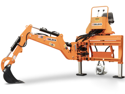 minigraafmachine voor tractoren met driepuntsophanging mod drs 2000t