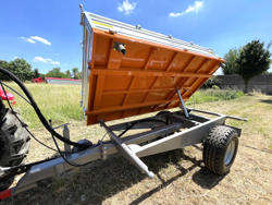 driezijdige kipper kiepaanhanger voor tractoren mod rm 14t3s