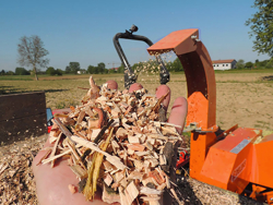 houtversnipperaar hakselaar schredder voor tractoren mod. dk 1200se