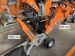 benzine hakselaar met b&s motor mod. dk 500 bs