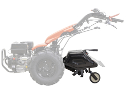 grondfrees tweewiel tractor