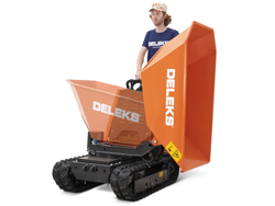 mini rupsdumper mini dumper op rupsbanden met kubota m8000rk