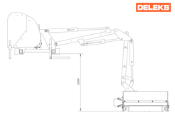 hydraulische armmaaier klepelmaaier met verlengarm voor tractoren mod merlo