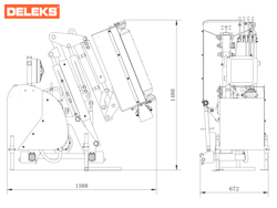 hydraulische armmaaier klepelmaaier met verlengarm voor tractoren mod merlo