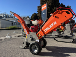 benzine hakselaar versnipperaar met motor mod. dk 800 honda