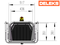 benzine hakselaar versnipperaar met motor mod. dk 800 briggs & stratton