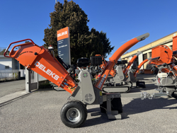 benzine hakselaar versnipperaar met lifan motor mod. dk 800 lf