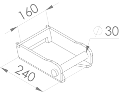 aanbouwdeel voor minigraafmachine ar15 grhd cangini