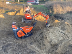 mini rupsdumper mini dumper op rupsbanden met kubota m8000
