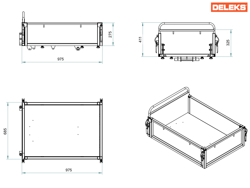 kiepbak voor elektrische mini dumper