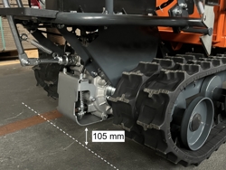 mini rupsdumper dumper op rupsbanden md 500el